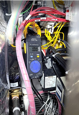 修正接線後 PLC 取樣畫面