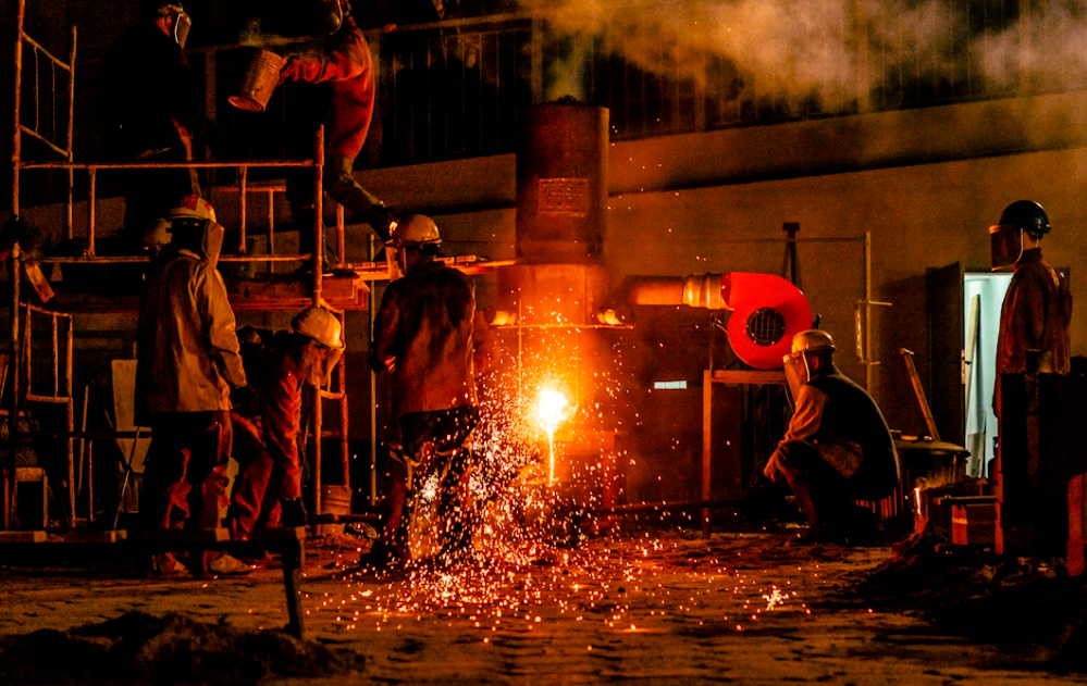 銅合金鑄造溫度壓力控制