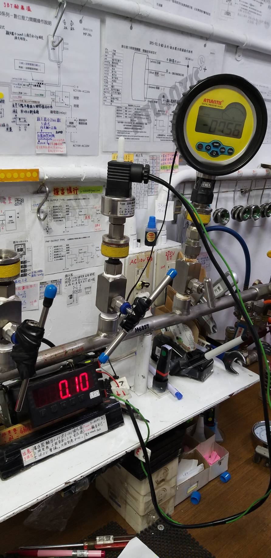 昶特有限公司ATLANTIS壓力計溫度計壓差計專業測量設備展示 - 台北壓力溫度測量解決方案