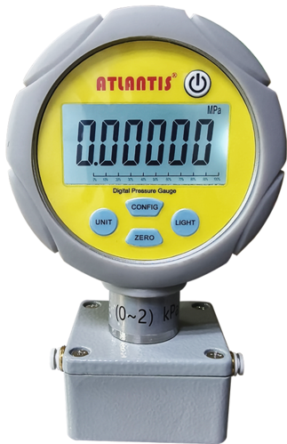 AT803-D 高精度數位差壓錶 — 精度達±0.1%F.S.，適合半導體潔淨室與製藥廠差壓監控
