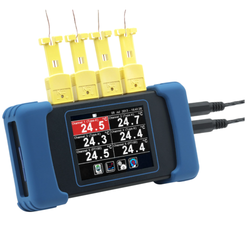 TDL-R/D-6C 可攜式螢幕觸控溫度紀錄器